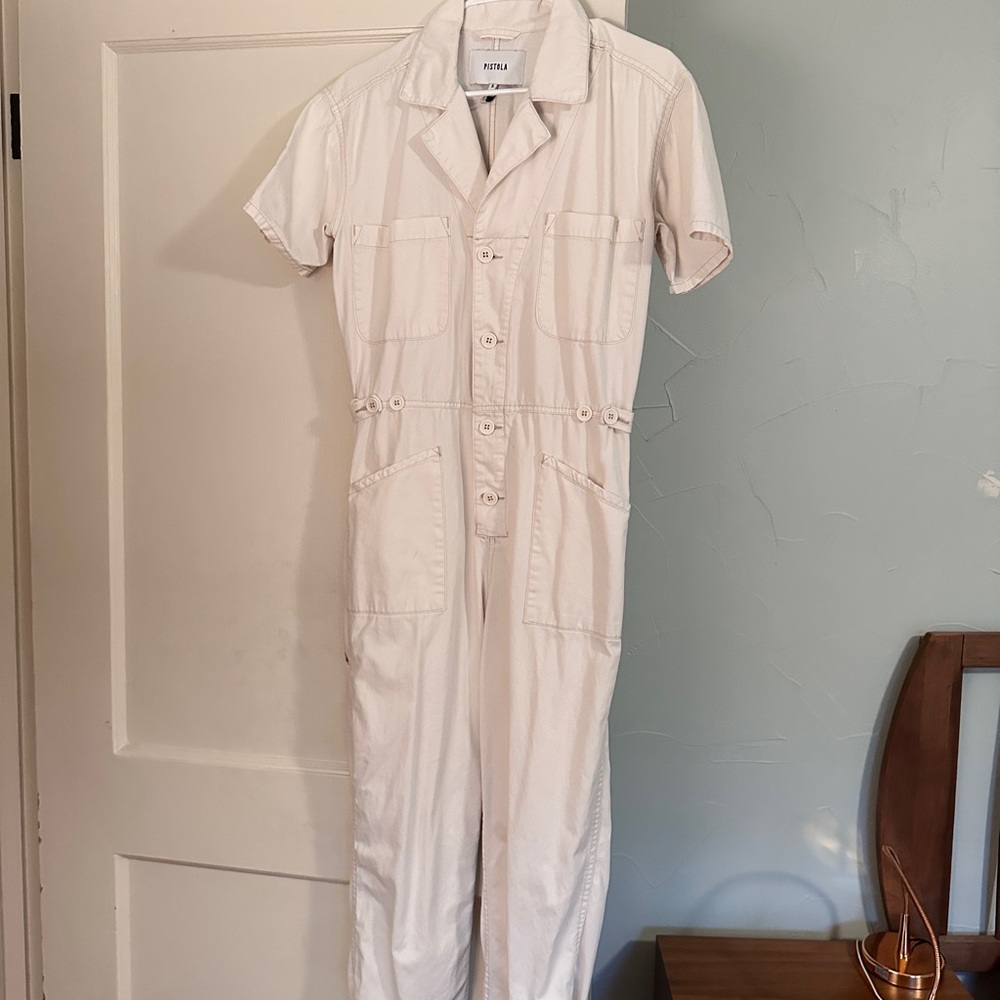 Pistola Grover Jumpsuit in off white